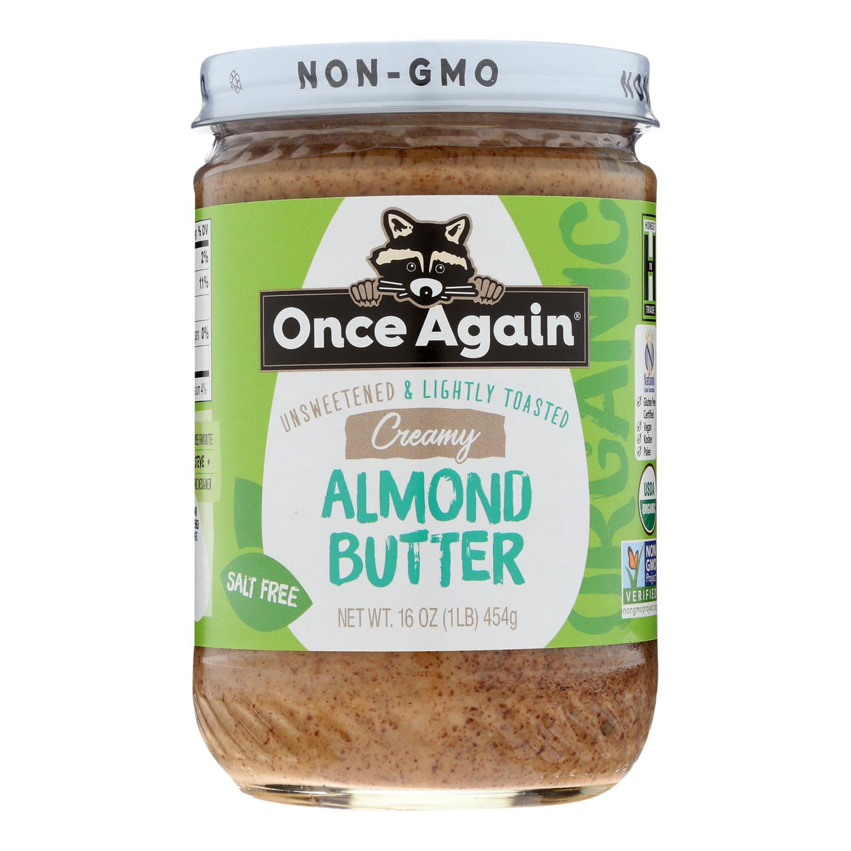 Once Again Lightly Toasted Almond Butter 16 Oz Pack of 6 - Cozy Farm