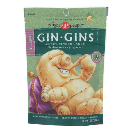 The Ginger People Gin Gins Original Chewy Ginger Candy (12-Pack, 3 oz. Each) - Cozy Farm 