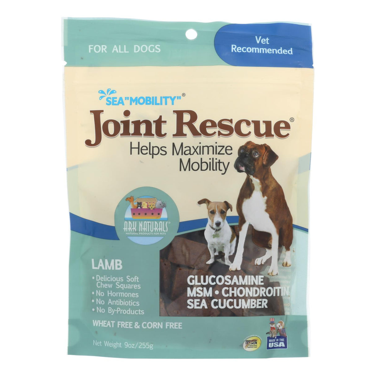Ark Naturals Sea Mobility Joint Rescue Lamb Jerky - 9 Oz - Cozy Farm