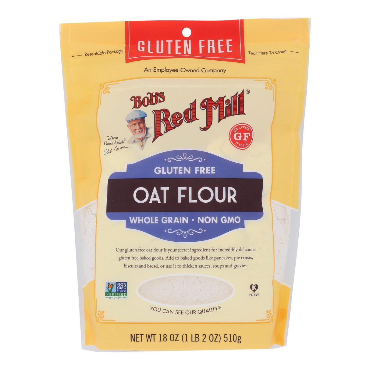 Bob's Red Mill Gluten Free Oat Flour (18 oz,4 Pack) - Cozy Farm