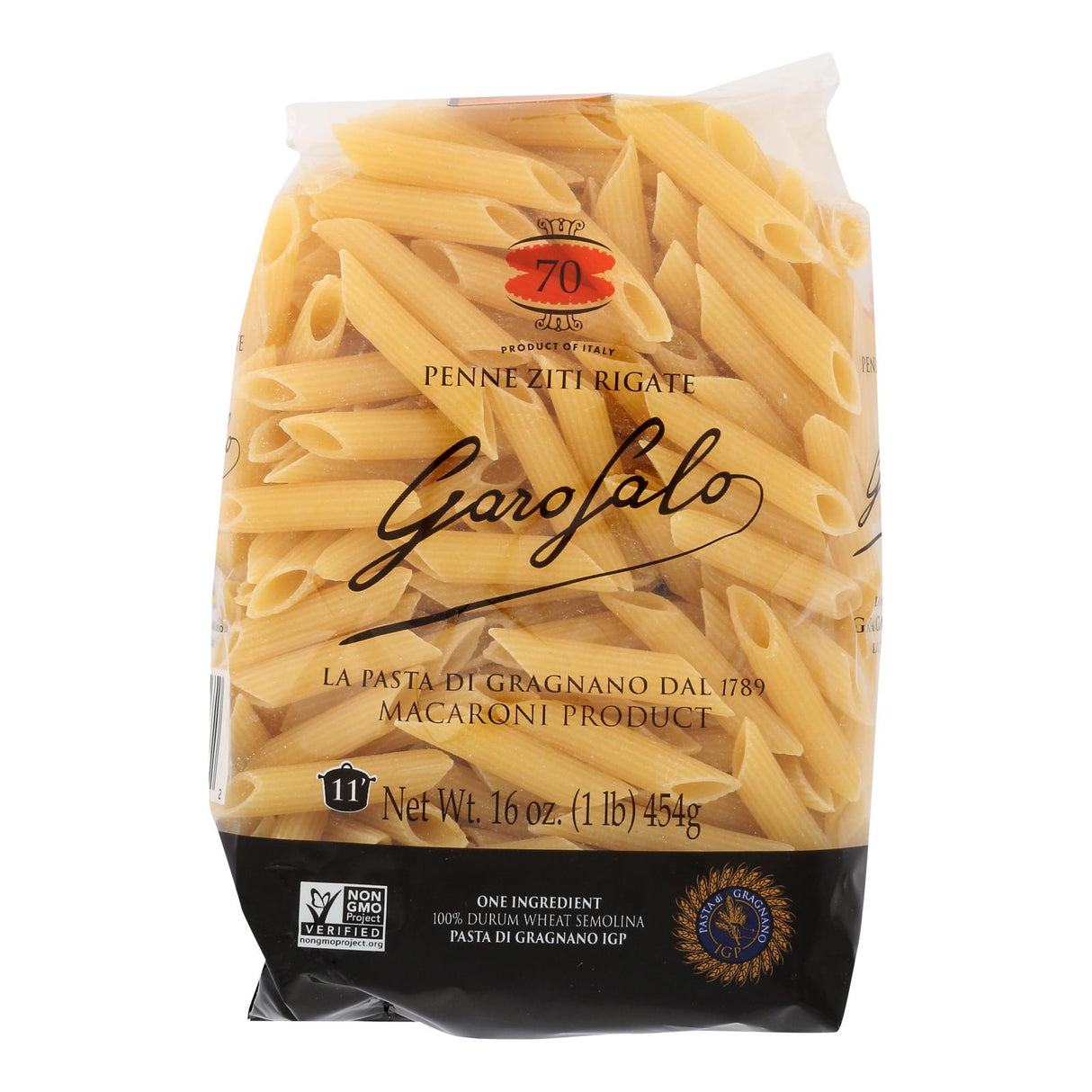 Garofalo Penne Ziti Rigate: 16 Ounce, (Pack of 12) - Cozy Farm