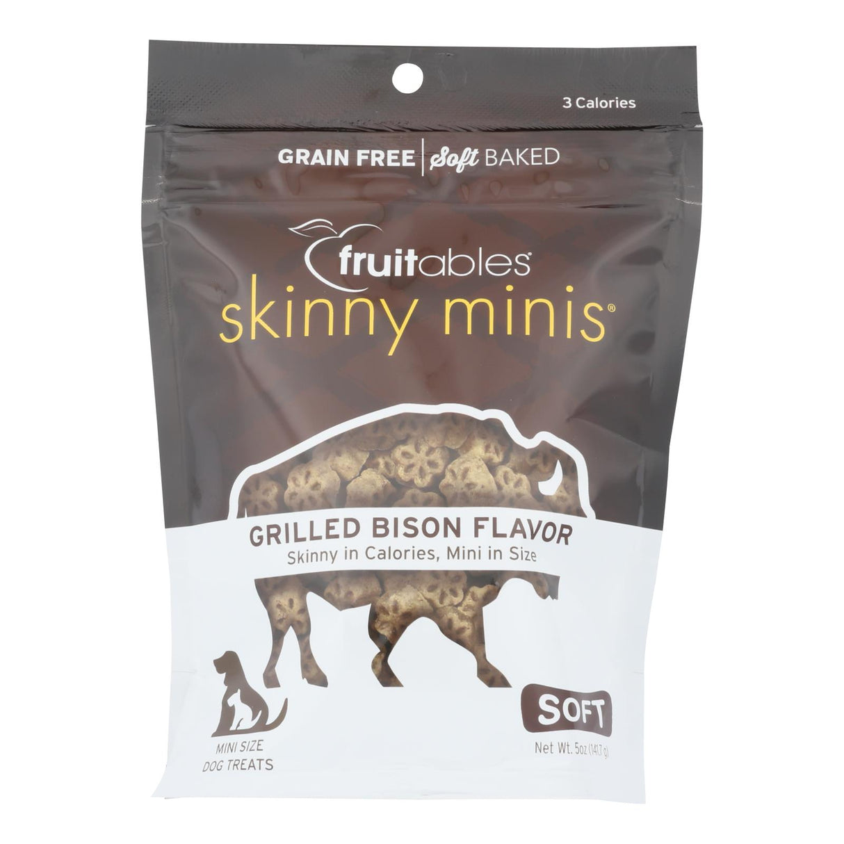 Fruitables Soft Bison Dog Treats (Pack of 12) - 5 Oz. - Cozy Farm