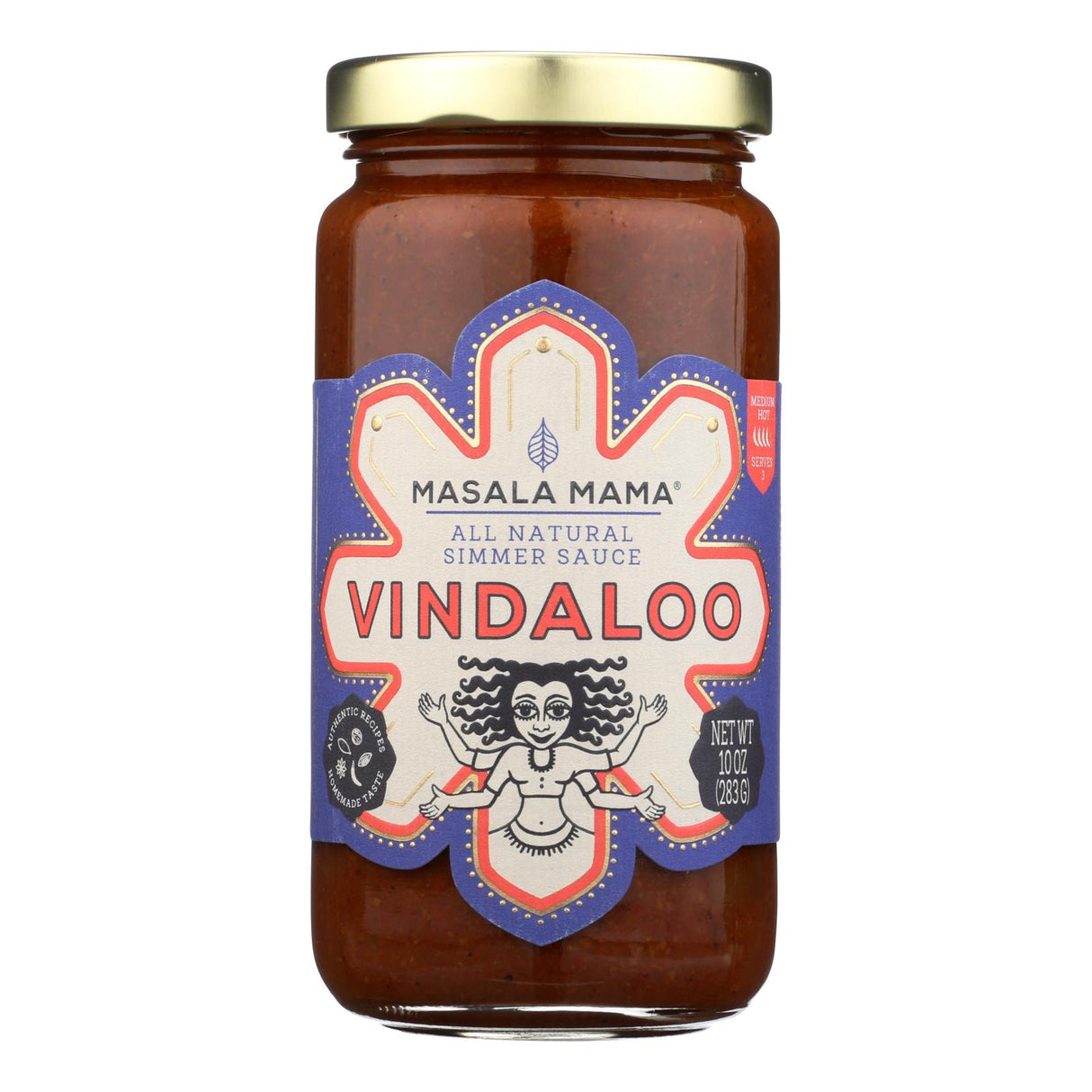 Masala Mama Authentic Indian Vindaloo Simmer Sauce For Easy Home Cooking (Pack of 6 - 10 Oz.) - Cozy Farm