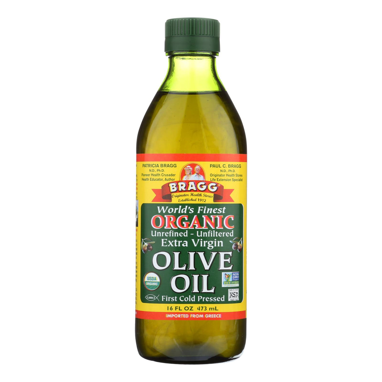 Bragg Organic Extra Virgin Olive Oil, Pack of 12 - 16 oz - Cozy Farm