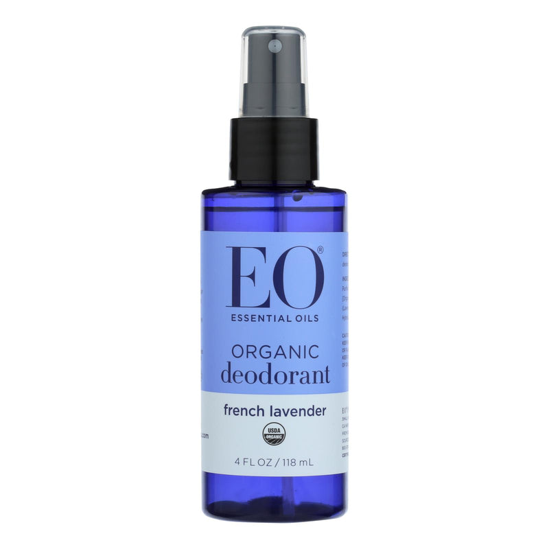 Eo Organic Deodorant Spray (Pack of 4) - Lavender Scent, 4 Fl Oz Each - Cozy Farm 