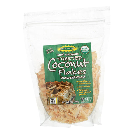 Let's Do Organic Toasted Coconut Flakes (12-Pack, 7 Oz. Each) - Cozy Farm 