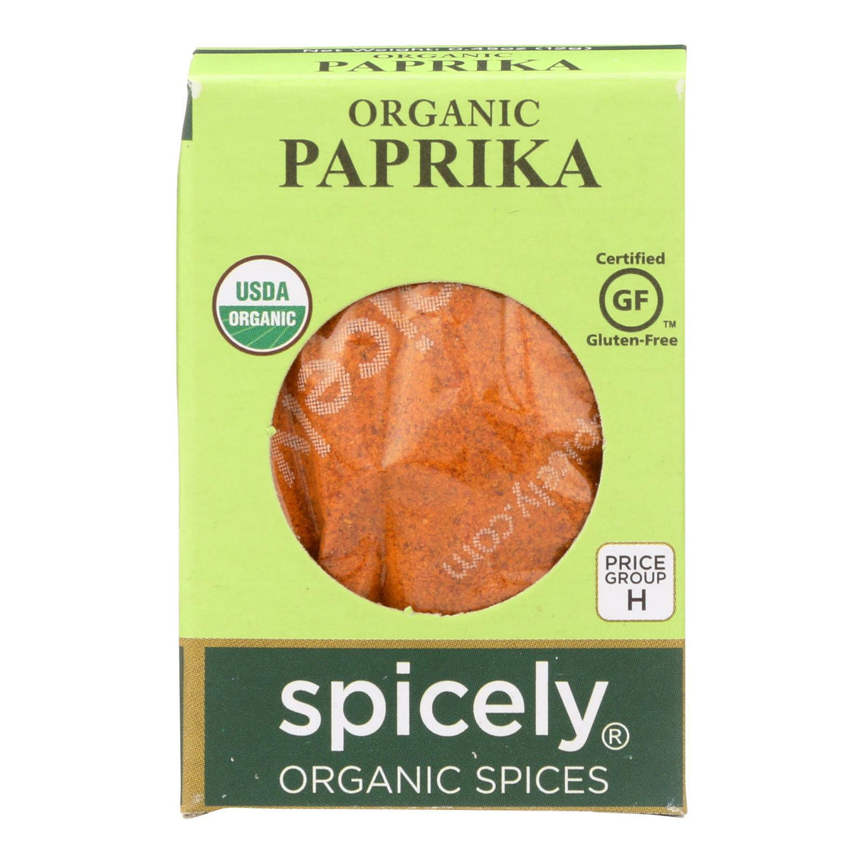 Spicely Organics Premium Organic Paprika, 0.45 Oz. (Pack of 6) - Cozy Farm