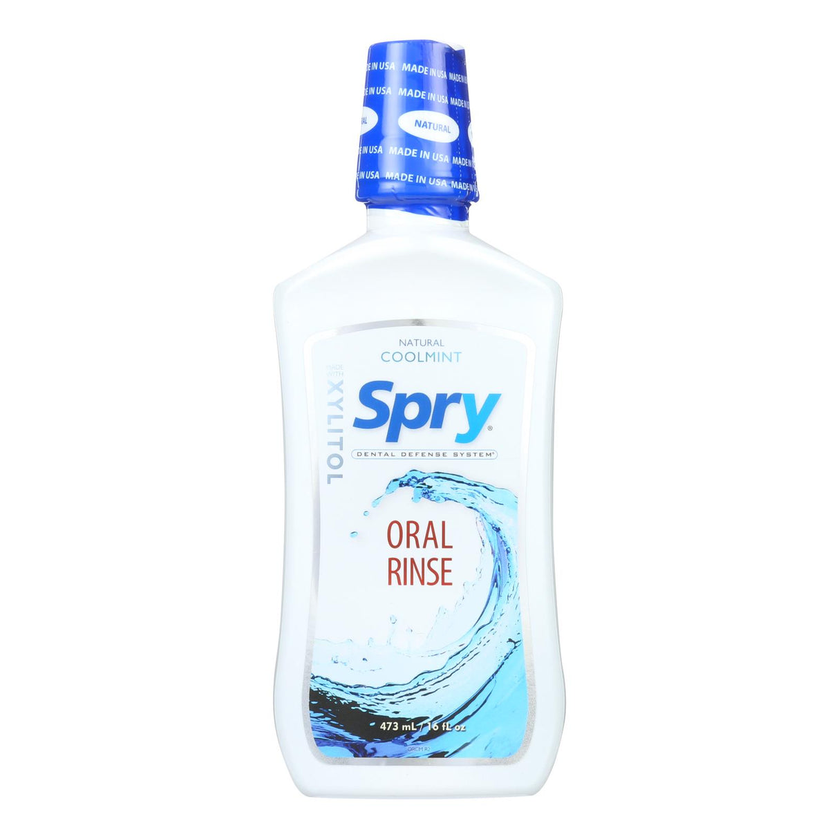 Spry Natural Oral Rinse, 16 Fl Oz | Cool Mint - Cozy Farm