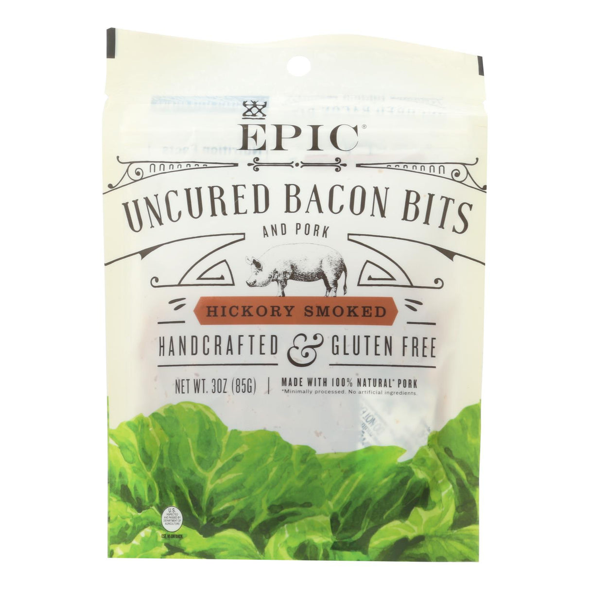 Epic Hickory Smoked Bacon (Pack of 10 - 3 Oz.) - Cozy Farm
