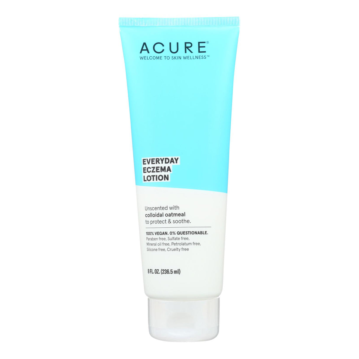Acure Unscented Oatmeal Lotion, 8 Fl Oz: Gentle Relief for Eczema-Prone Skin - Cozy Farm