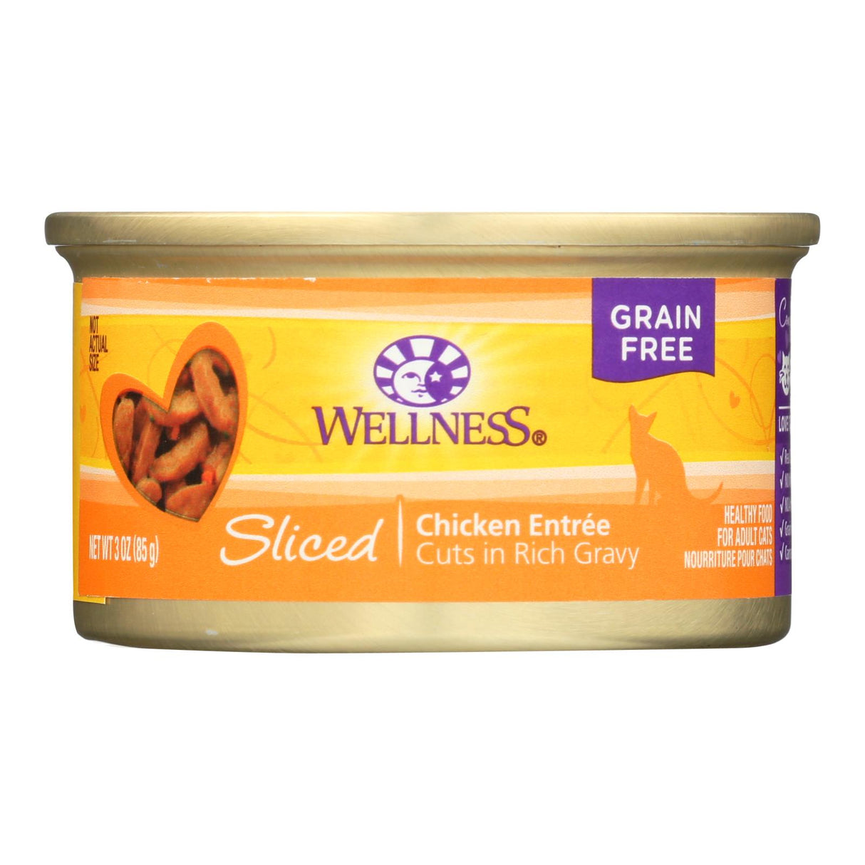 Wellness Pet Products Cat Food - Chicken Entrée (Pack of 24) - 3 Oz. - Cozy Farm