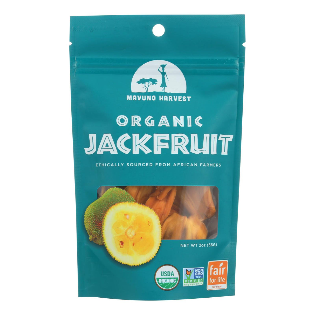 Mavuno Harvest Organic Dried Jackfruit, 2 Oz. (Pack of 6) - Cozy Farm