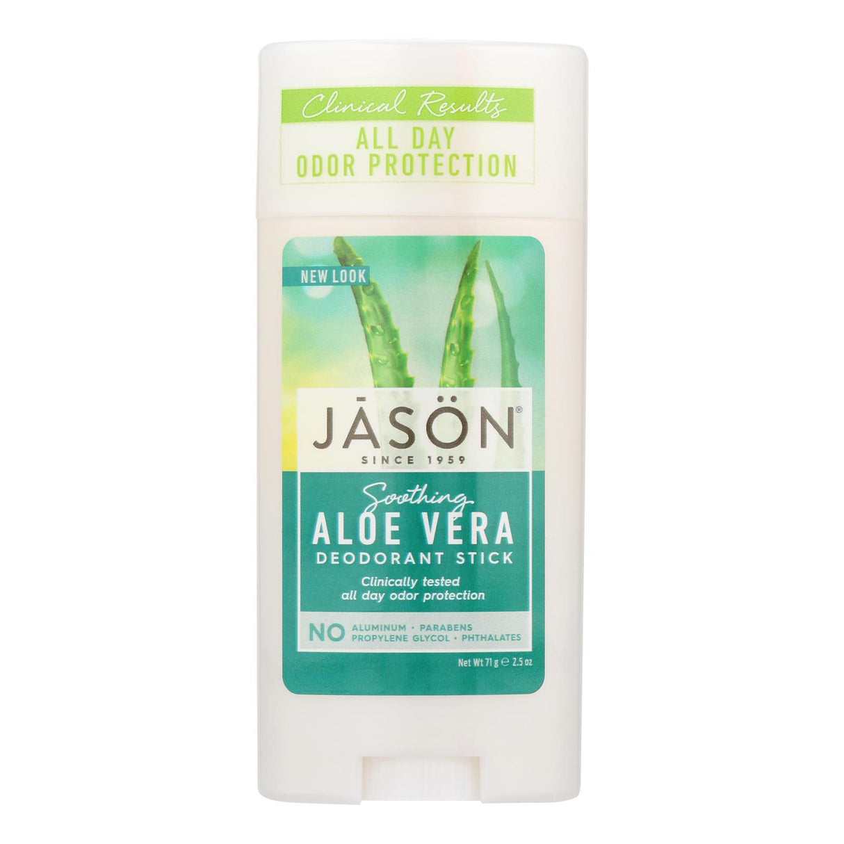 Jason Natural Aloe Vera Deodorant Stick (2.5 Oz., Pack of 2) - Cozy Farm