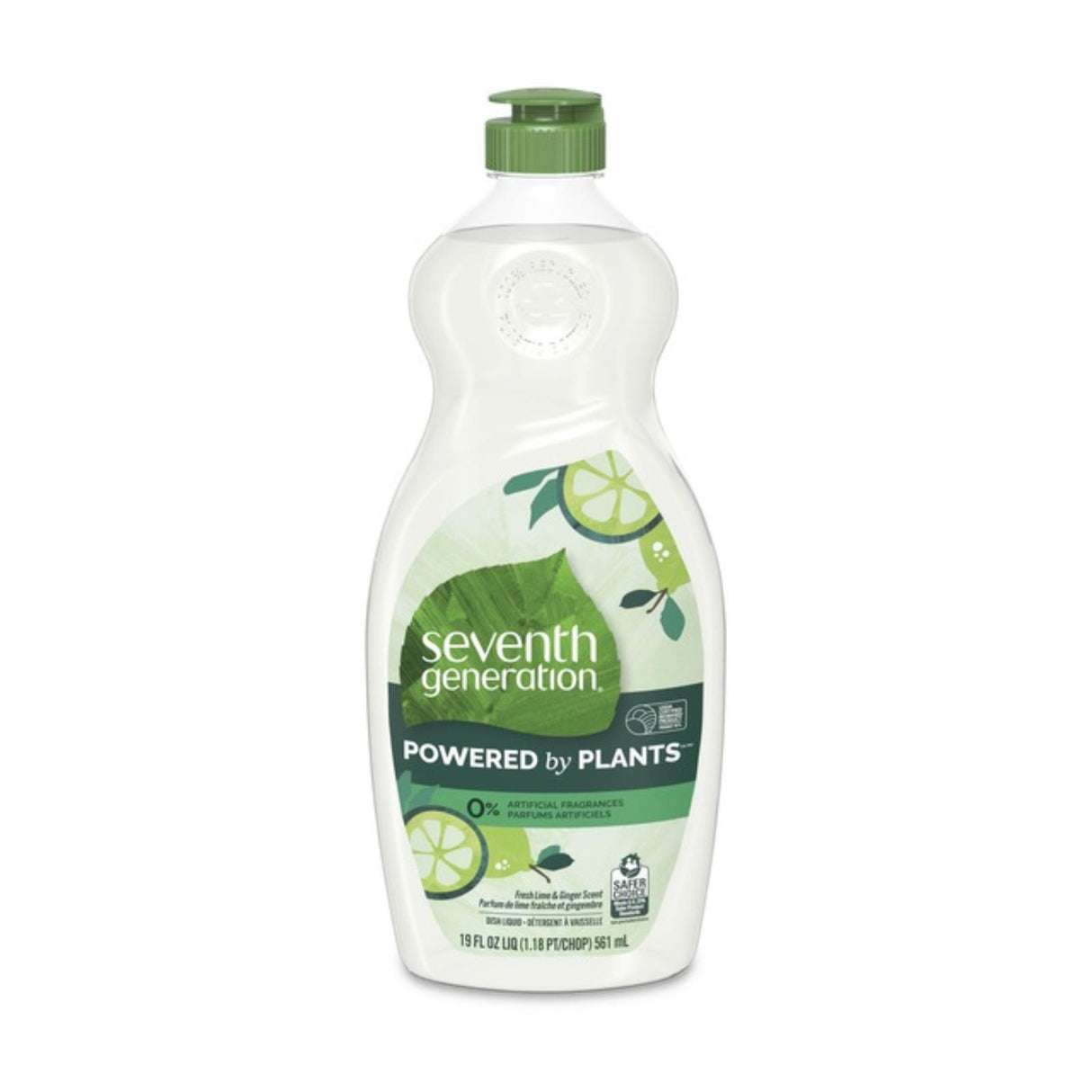Seventh Generation Lime Ginger Dish Soap (Pack of 6 - 19 fl oz) - Cozy Farm