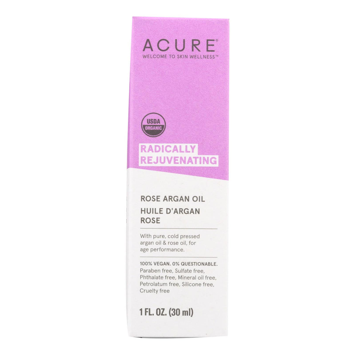 Acure Radically Rejuvenating Rose Argan Oil - Cozy Farm