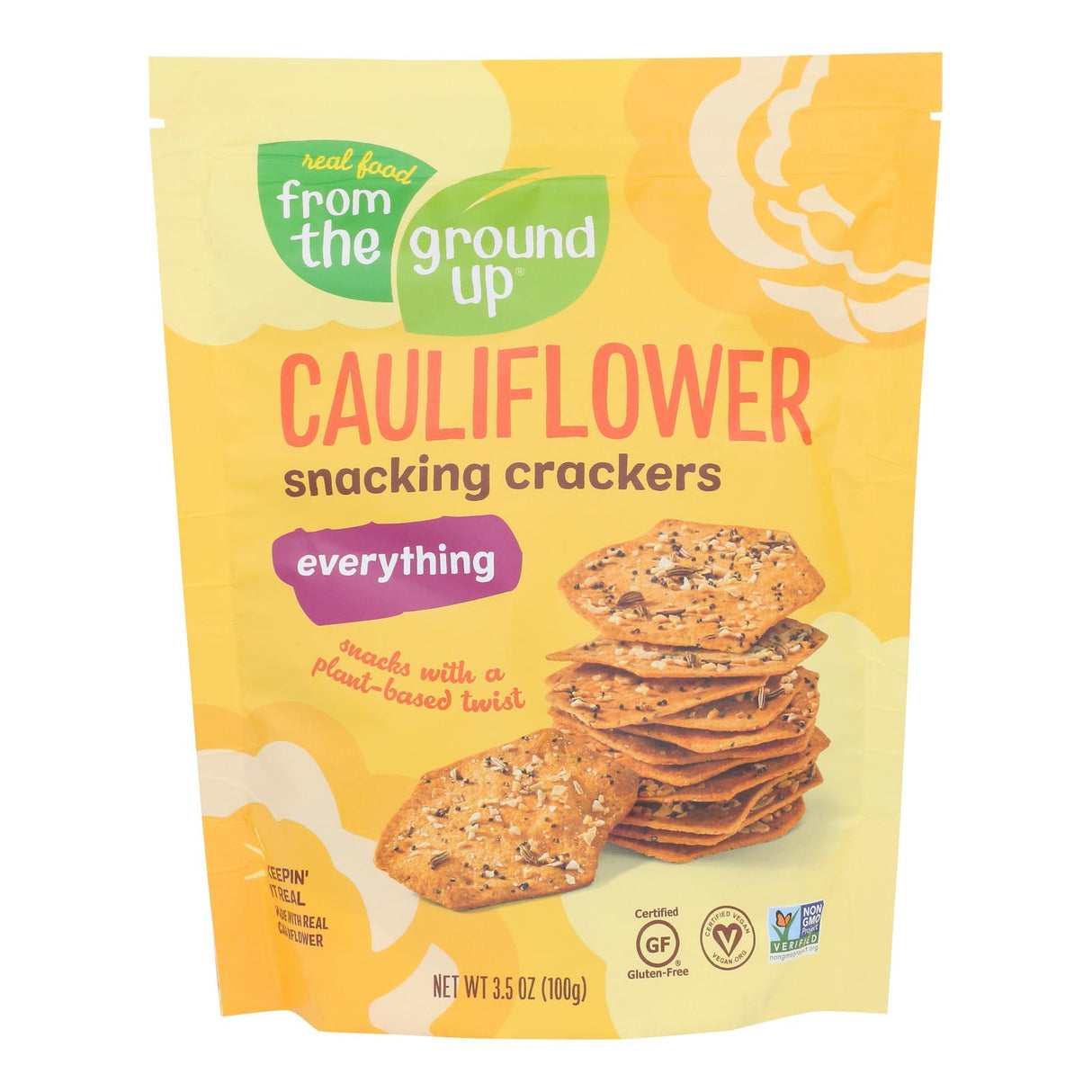 From The Ground Up Everything Snacking Crackers 6-Pack (3.5 Oz. Each) - Cozy Farm
