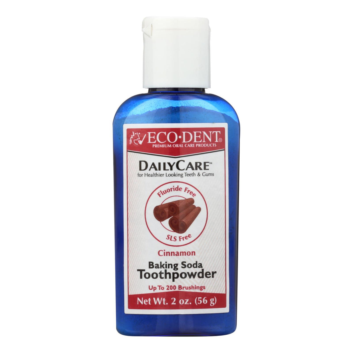 Eco-Dent Daily Care Cinnamon Flavor Toothpowder - 2 Oz - Cozy Farm