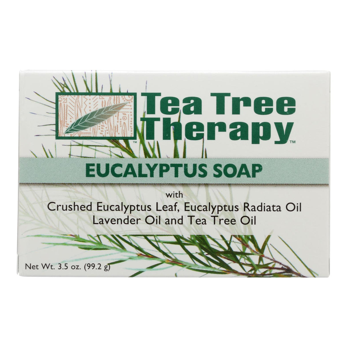 Eucalyptus Soap by Tea Tree Therapy - 3.5 Oz - Cozy Farm