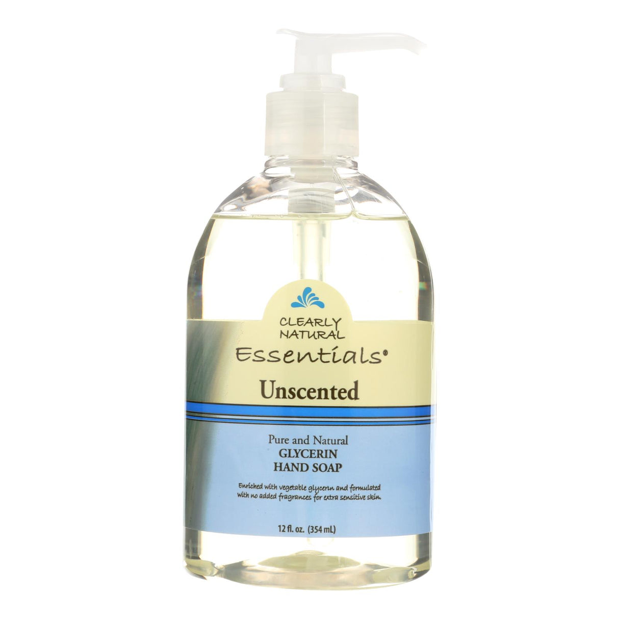 Clearly Natural Pure and Natural Unscented Glycerine Hand Soap - 12 Fl Oz - Cozy Farm