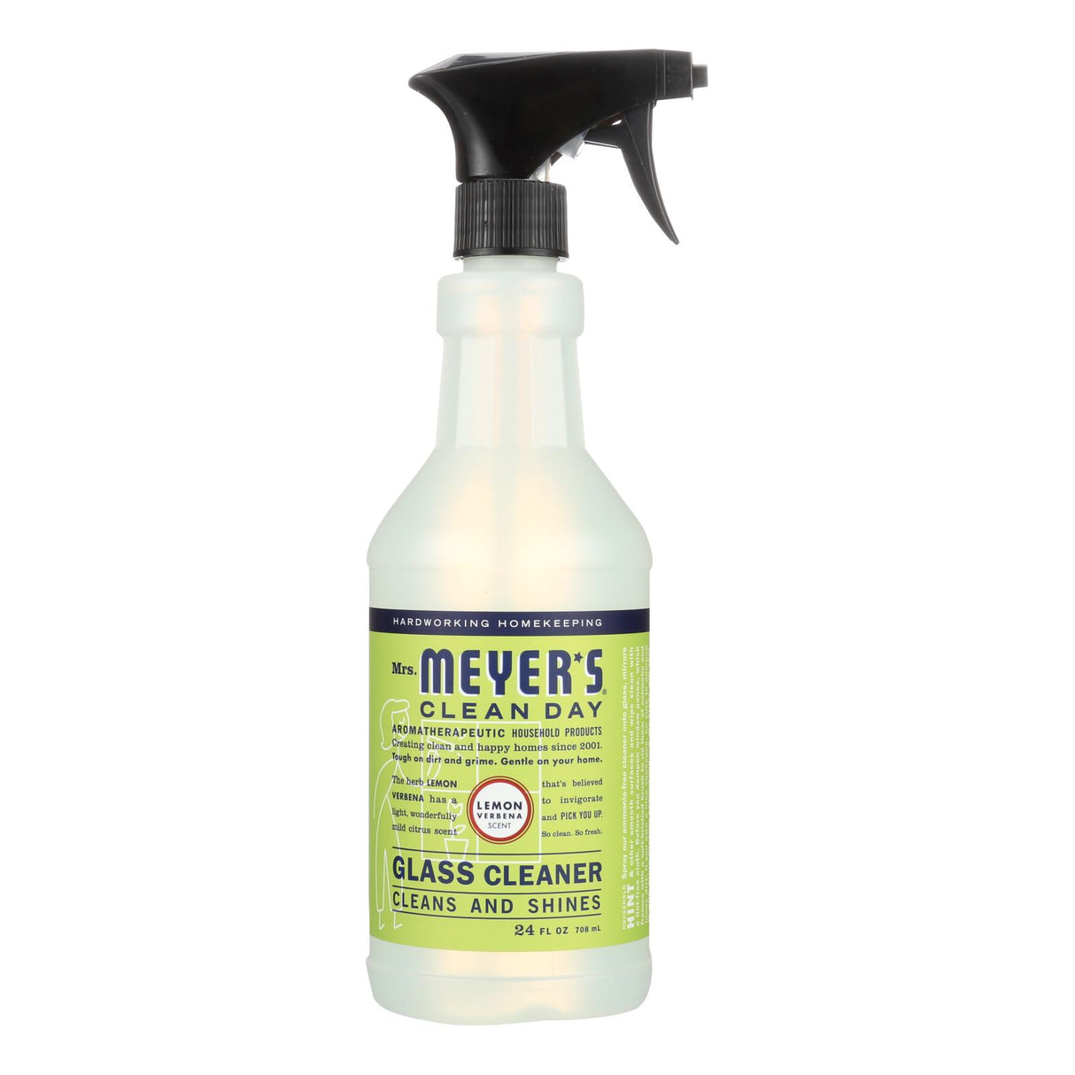 Mrs. Meyer's Clean Day Glass Cleaner: Sparkling Surfaces with Lemon Verbena (Pack of 6 - 24 Oz.) - Cozy Farm