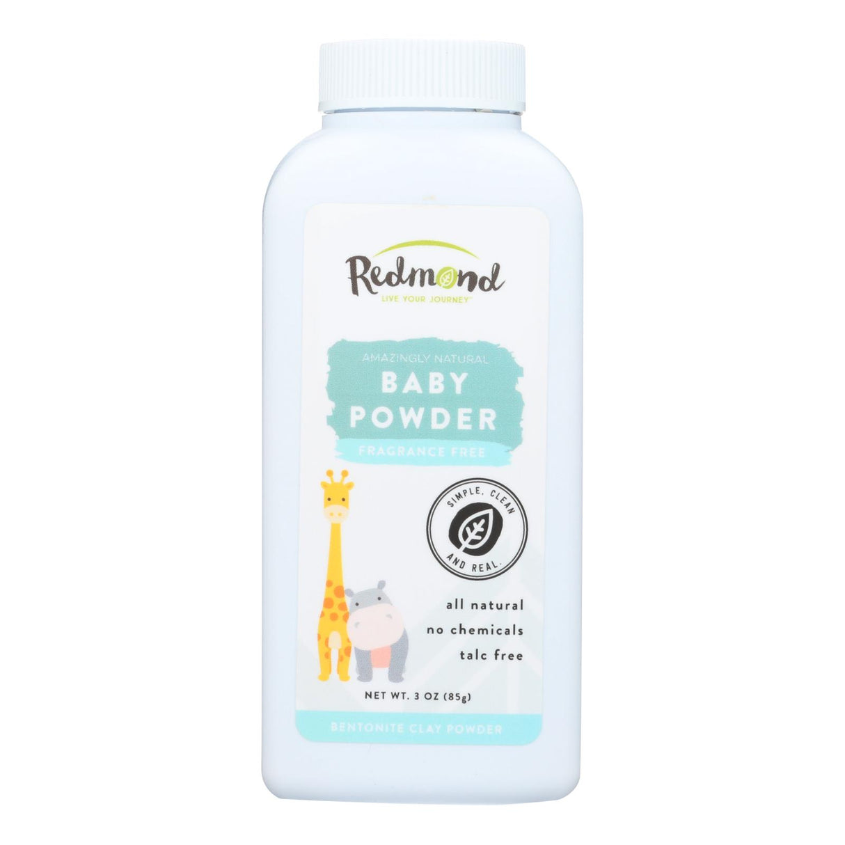 Redmond Trading Company Baby Powder, Gentle Care (3 Oz.) - Cozy Farm