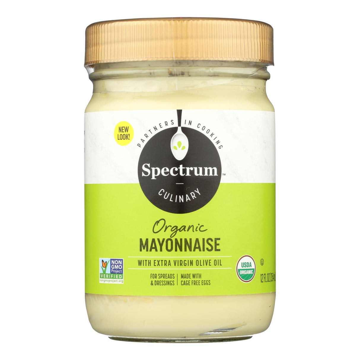 Spectrum Naturals Organic Olive Oil Mayonnaise - 12 Oz. (Pack of 12) - Cozy Farm