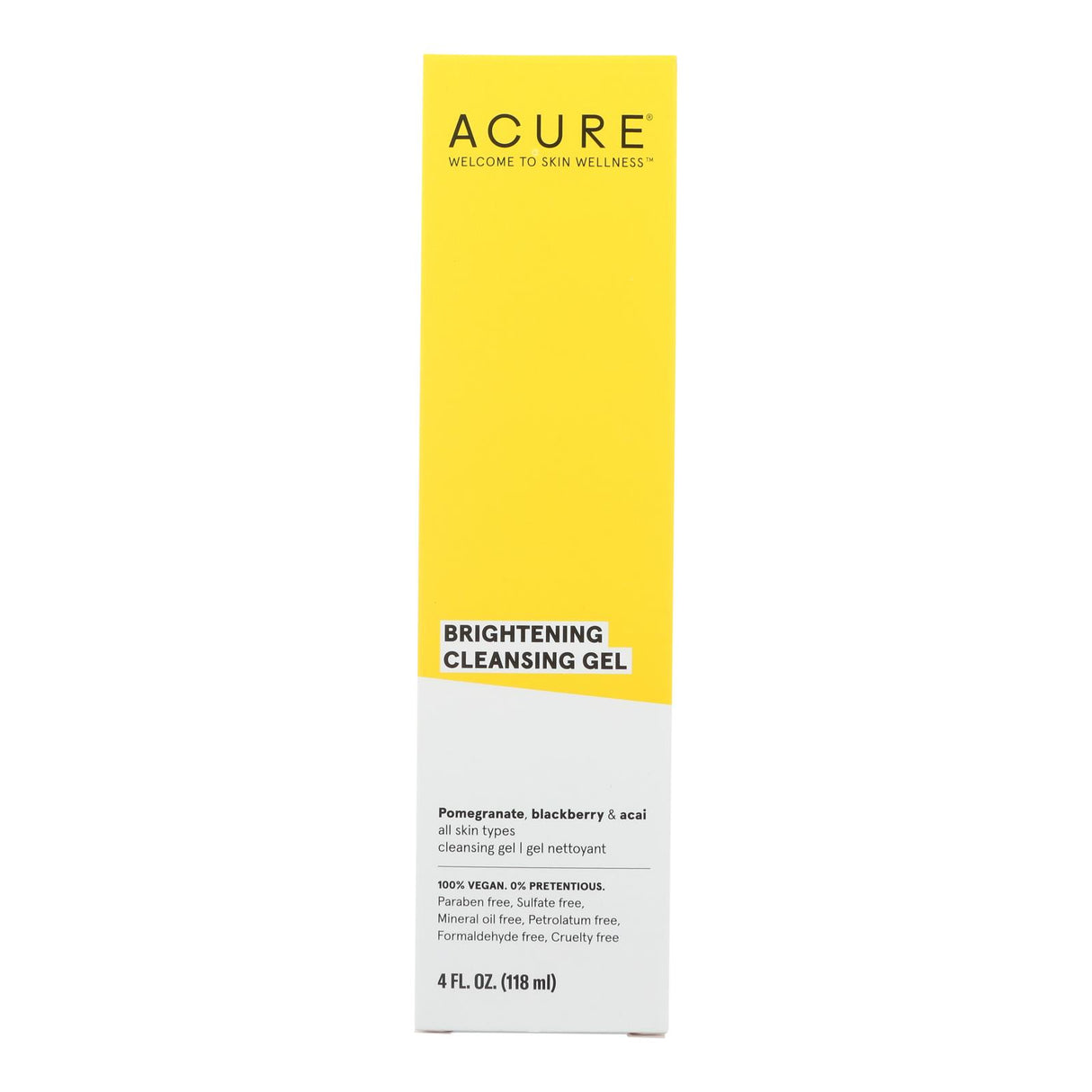 Acure Superfruit Chlorella Purifying Facial Cleansing Gel, 4 Fl Oz - Cozy Farm