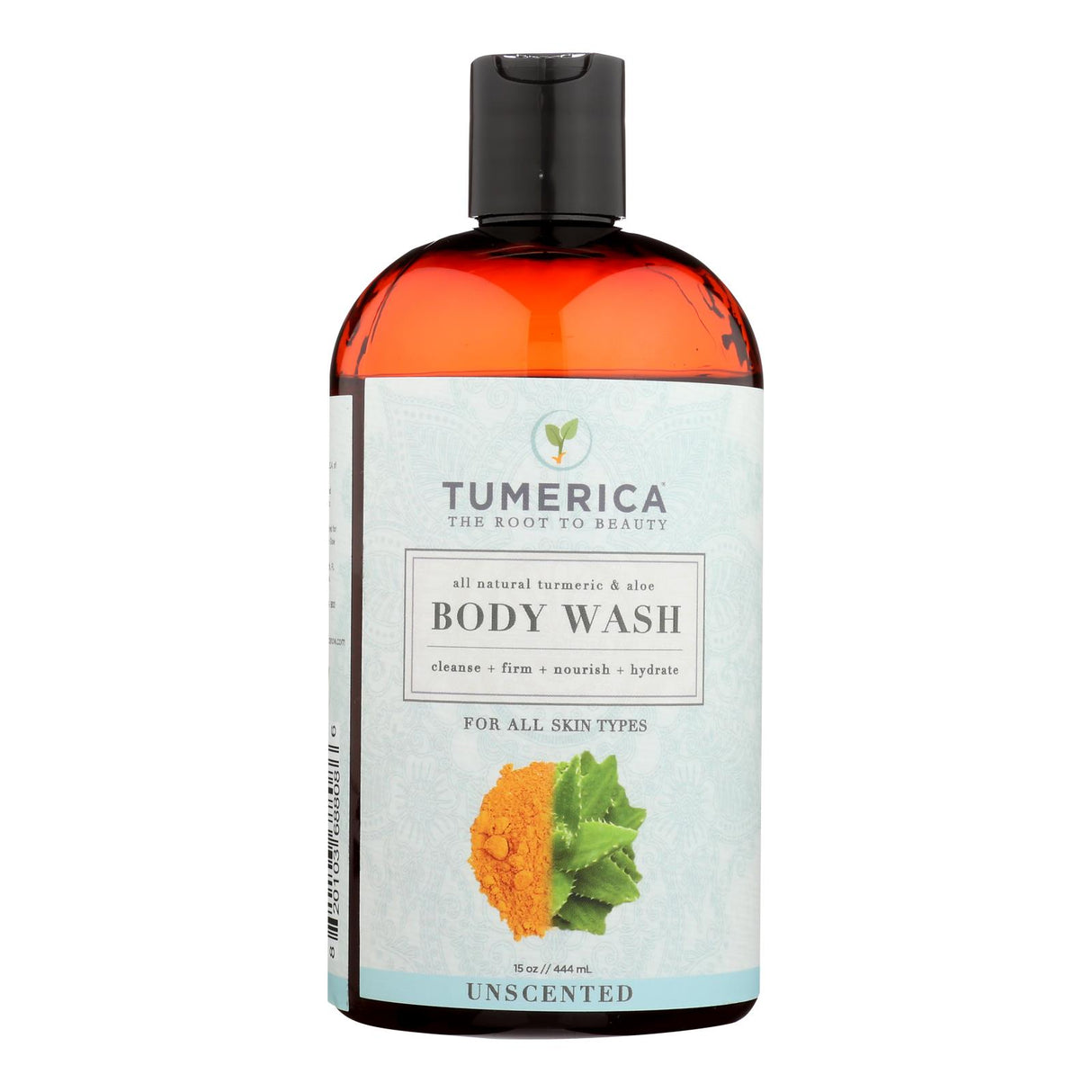 Tumeric Body Wash - Unscented, 15 Oz. - Cozy Farm