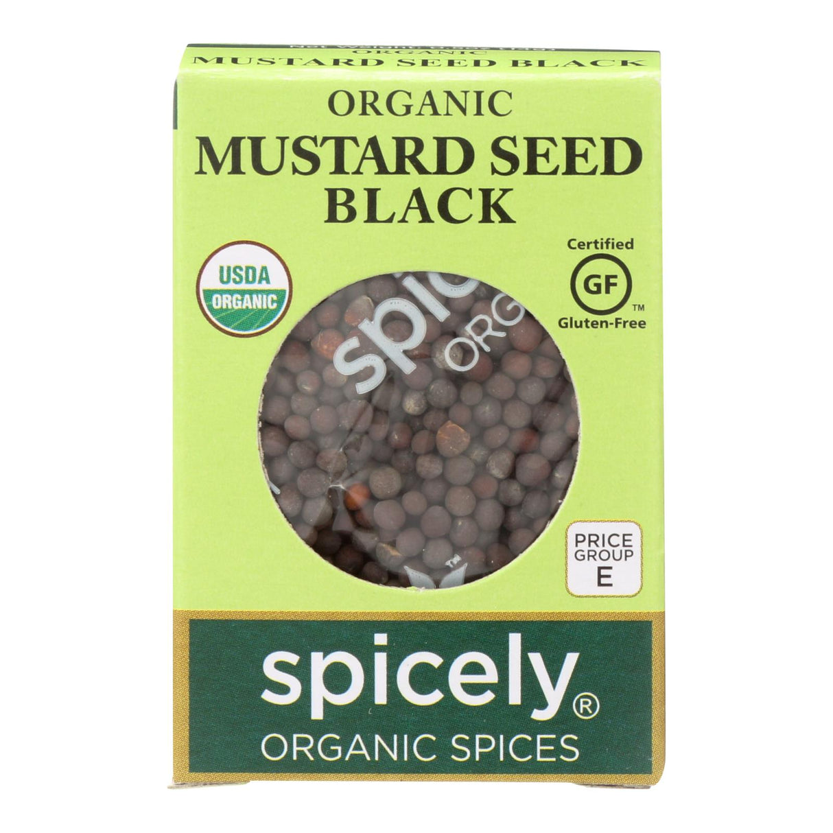 Spicely Organics Black Mustard Seeds: Essential Culinary Ingredient for Bold Flavors (Pack of 6 - 0.5 Oz.) - Cozy Farm