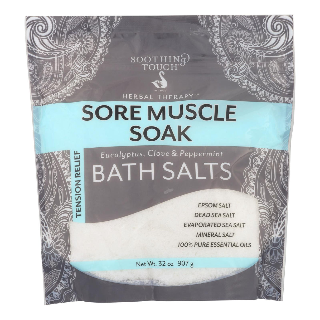 Soothing Touch Sore Muscle Soak Bath Salts - 32 Oz. - Cozy Farm