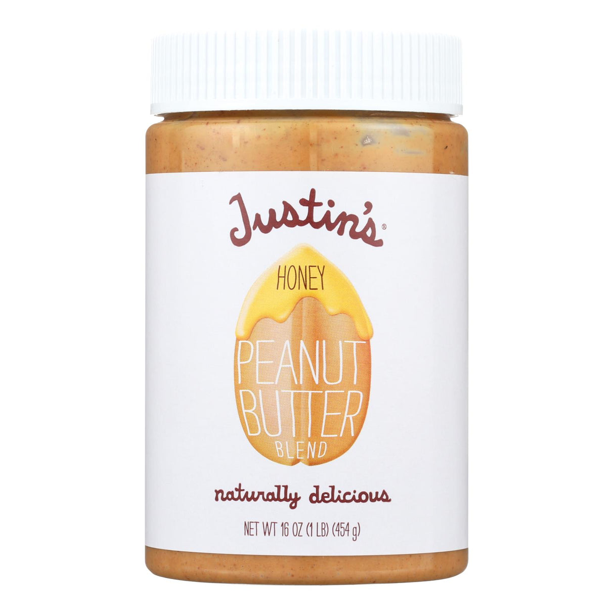 Justin's Peanut Butter with Honey (Pack of 12 - 16 oz.) - Cozy Farm