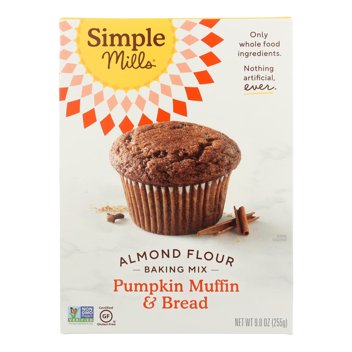 Simple Mills Grain-Free Pumpkin Muffin and Bread Mix (Pack of 6 - 9 Oz.) - Cozy Farm