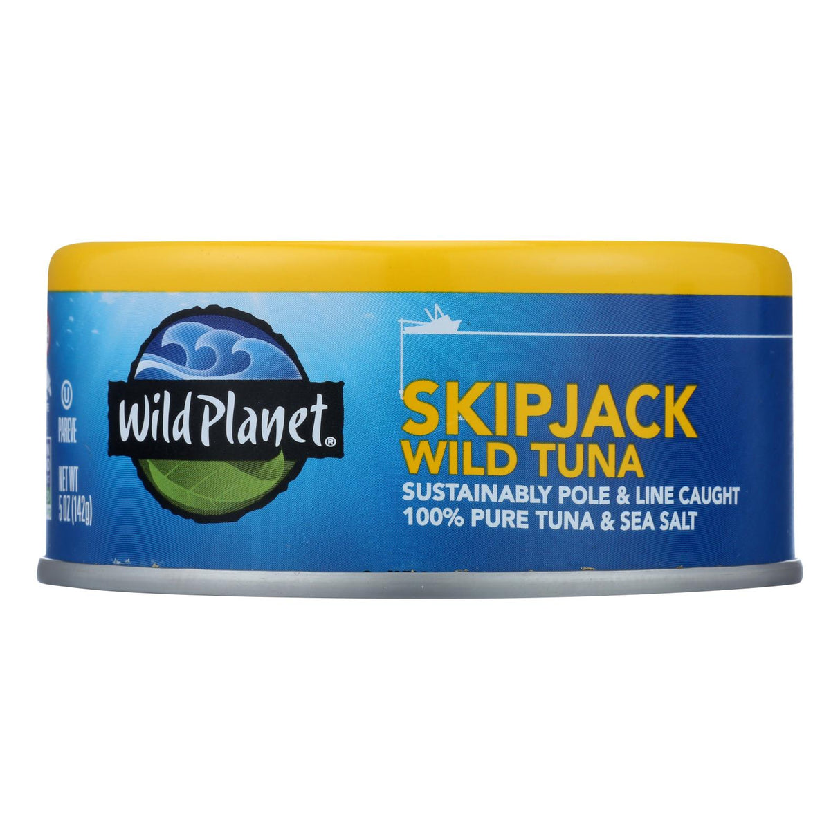 Wild Planet Wild Skipjack Light Tuna, 5 Oz Cans (Pack of 12) - Cozy Farm