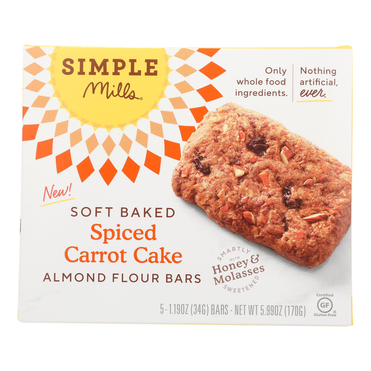 Simple Mills Soft Baked Plant-Based Spice Cupcake (Pack of 6) - Cozy Farm