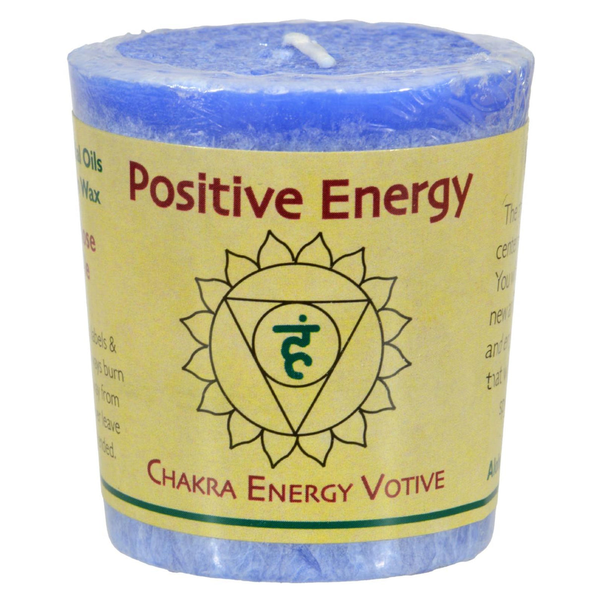 Aloha Bay Positive Energy Chakra Votive Candle - Pack of 12, 2 Oz - Cozy Farm
