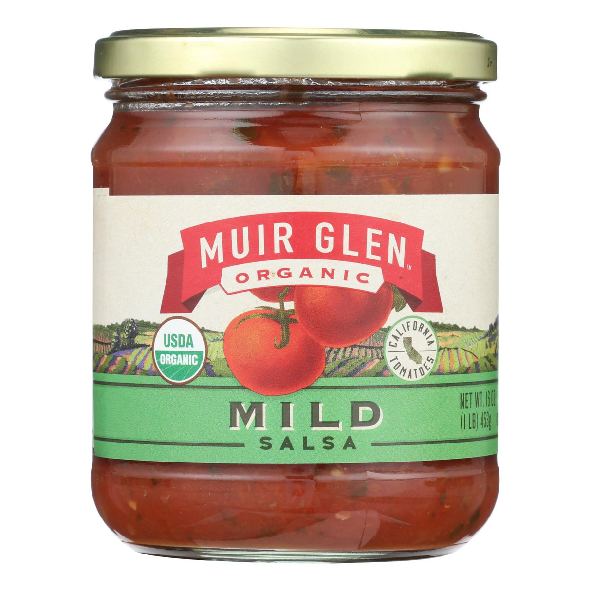 Muir Glen Mild Salsa - Pack of 12, 16 Oz. Tomato - Cozy Farm