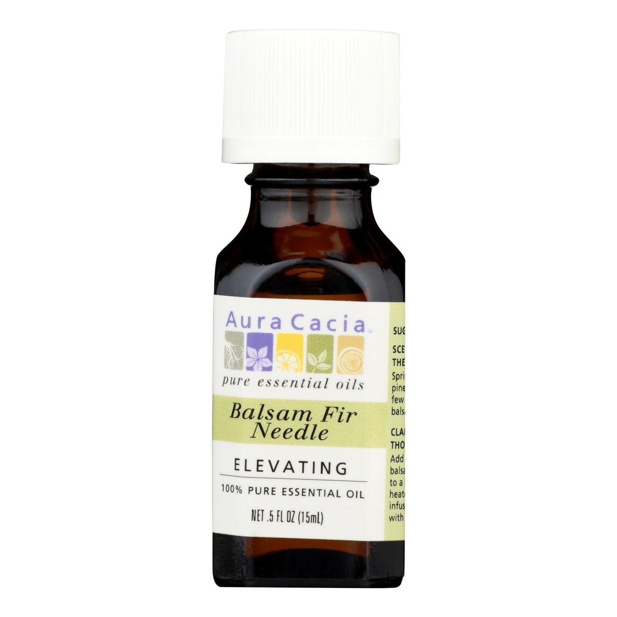 Aura Cacia Balsam Fir Needle Pure Essential Oil for Elevating Mood - .5 Fl Oz - Cozy Farm