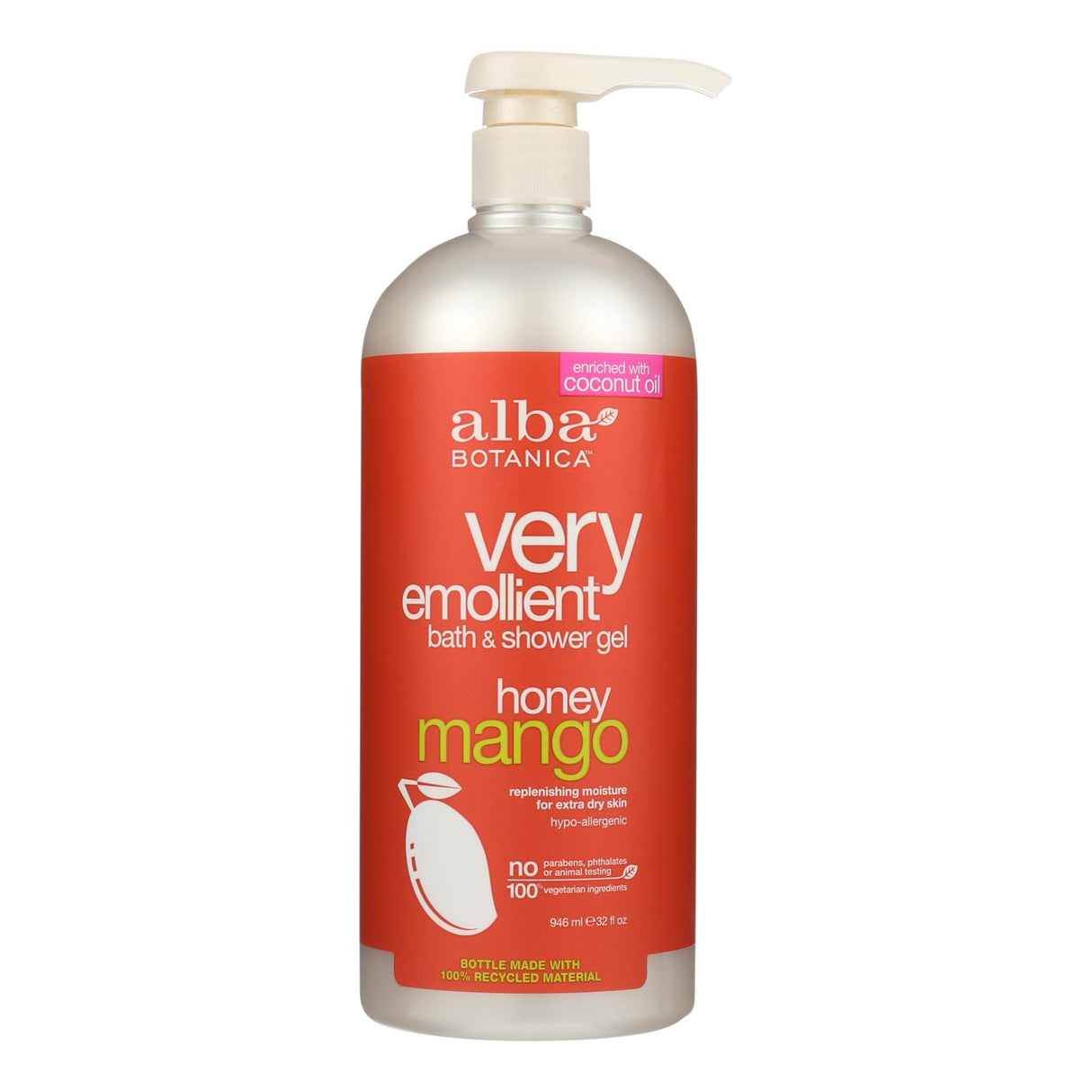 Alba Botanica Honey Mango Moisturizing Bath and Shower Gel (32 Fl Oz) - Cozy Farm