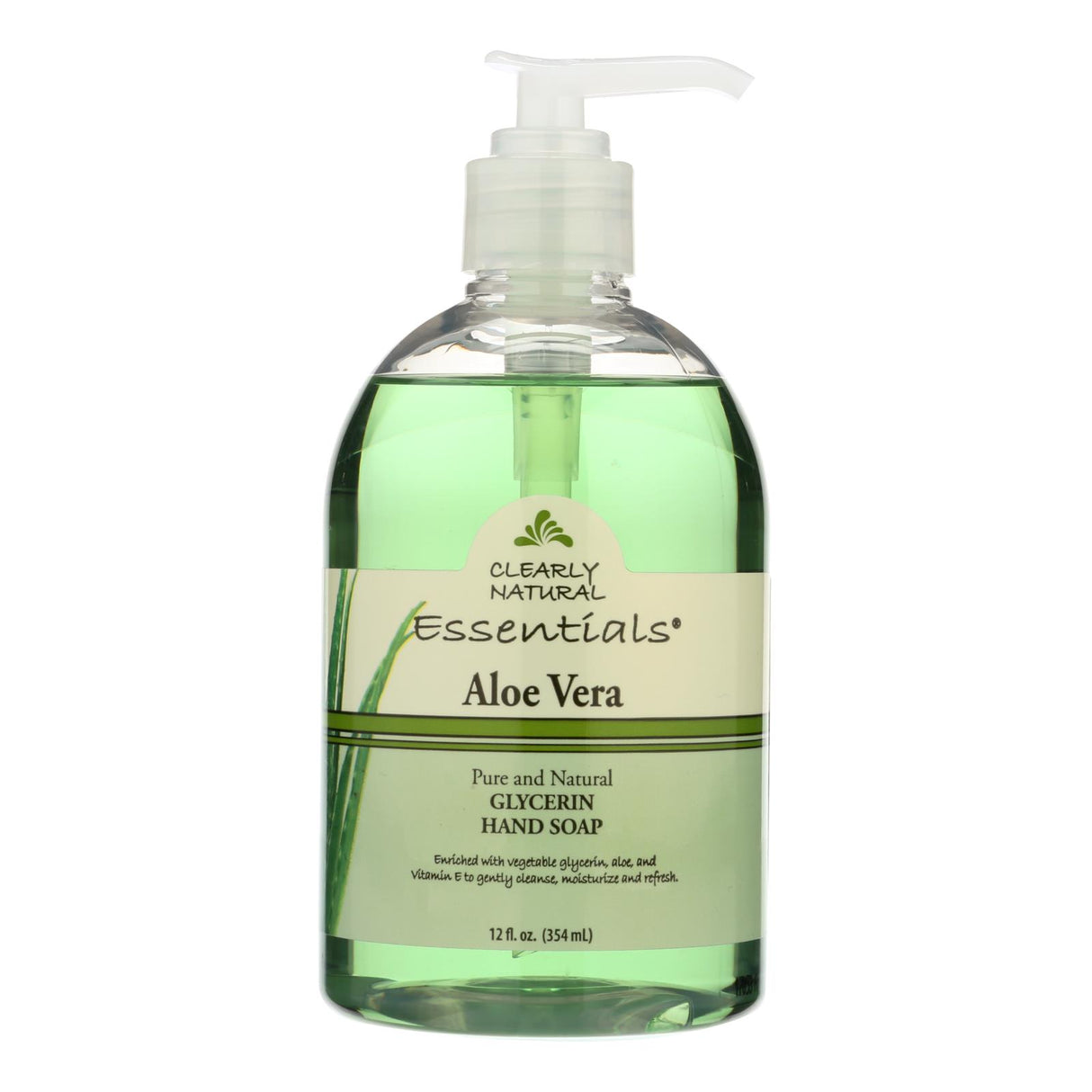 Clearly Natural Pure And Natural Glycerine Hand Soap Aloe Vera - 12 Fl Oz - Cozy Farm