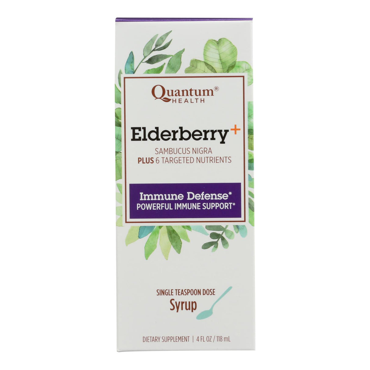 Quantum Elderberry Syrup, Immunity Booster, 4 Fl Oz - Cozy Farm