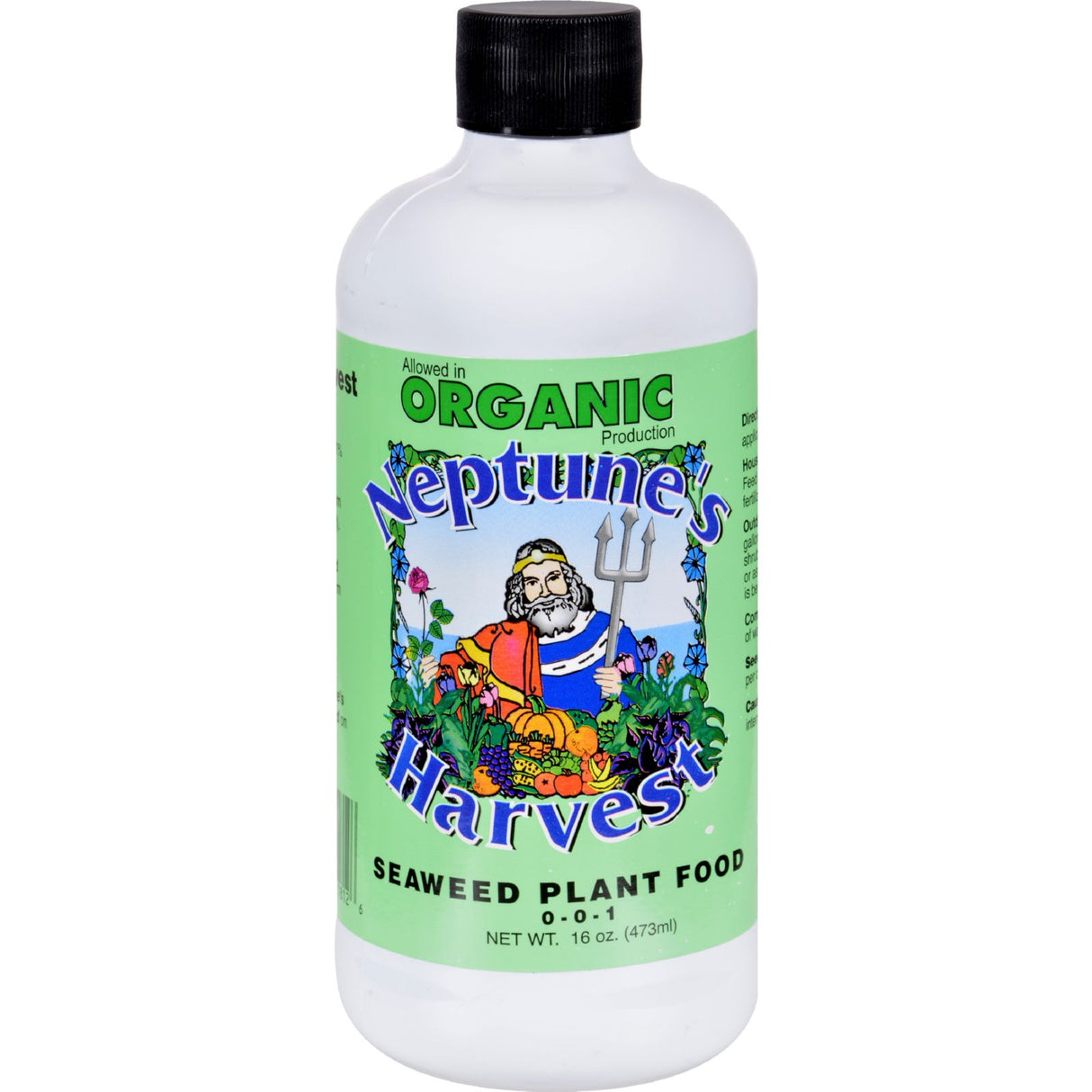 Neptune's Harvest Green Label Seaweed Fertilizer - 16 fl. oz. - Cozy Farm
