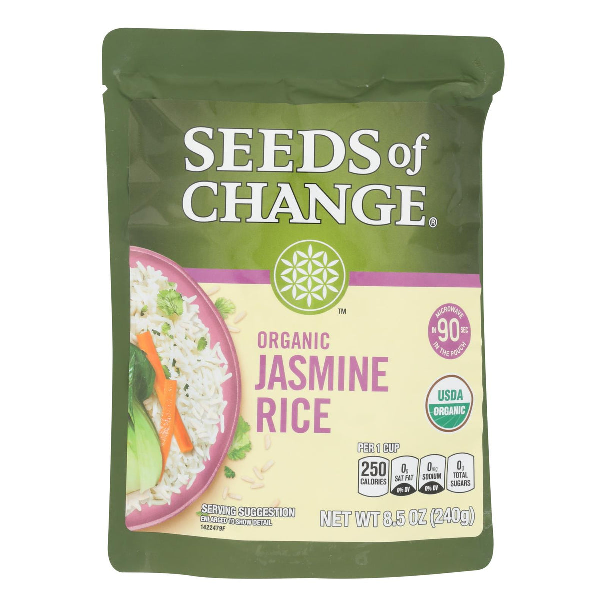Seeds of Change Jasmine Rice, 8.5 Oz. (12 Pack) - Cozy Farm