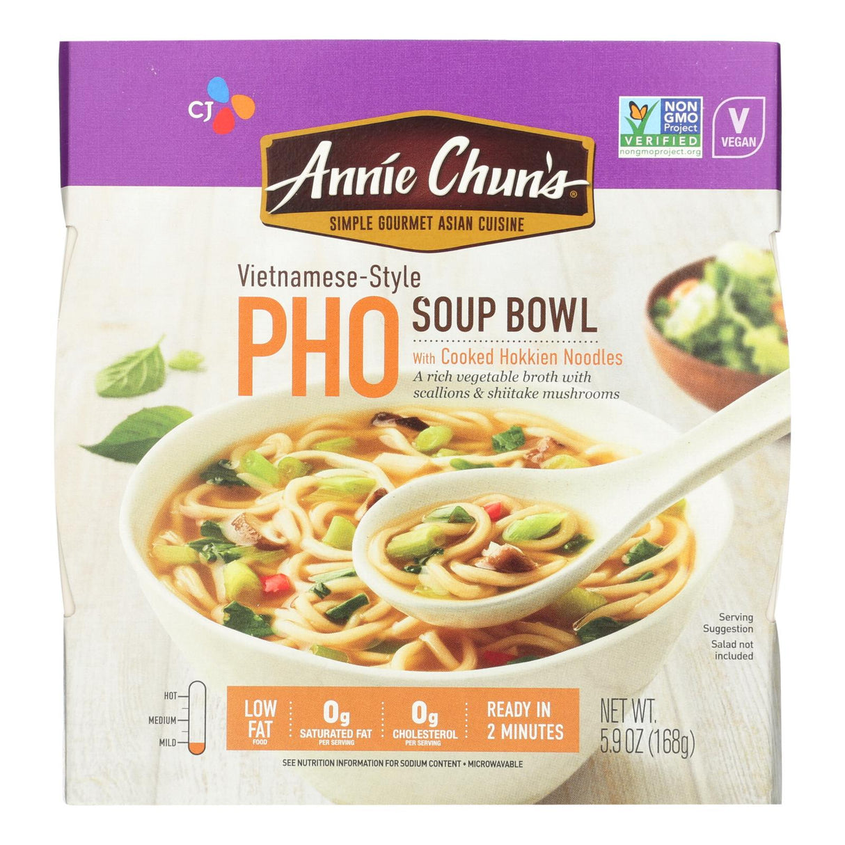 Annie Chun's Vietnamese Pho Rice Noodle Soup Bowl (Pack of 6 - 6 Oz.) - Cozy Farm