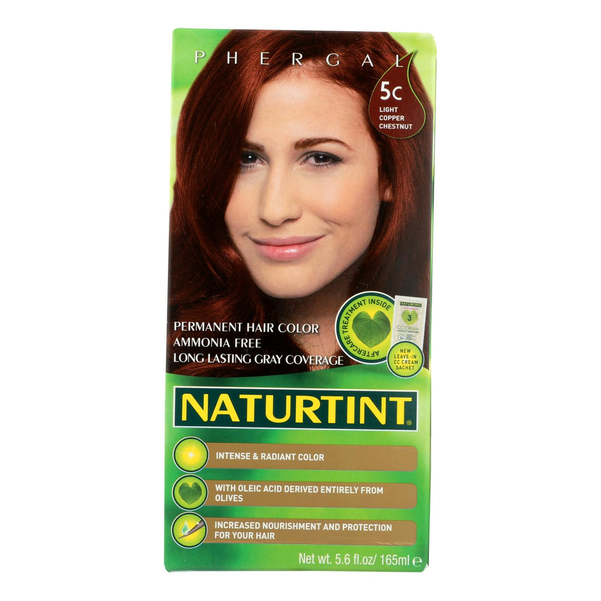 Naturtint Light Copper Chestnut Permanent Hair Color, 5.28 Oz - Cozy Farm 