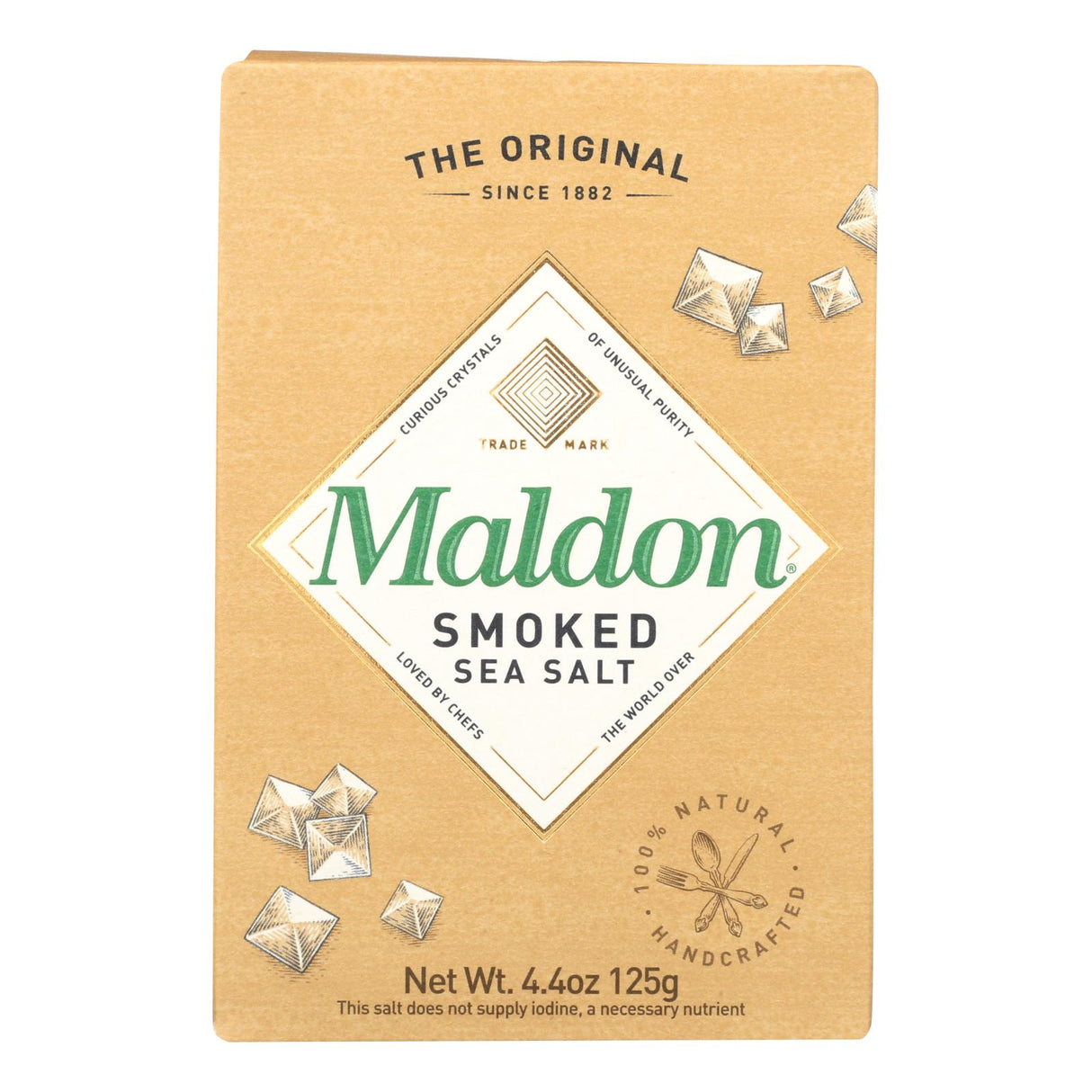 Maldon Smoked Sea Salt Flakes, 4.4oz Pack of 6 - Cozy Farm