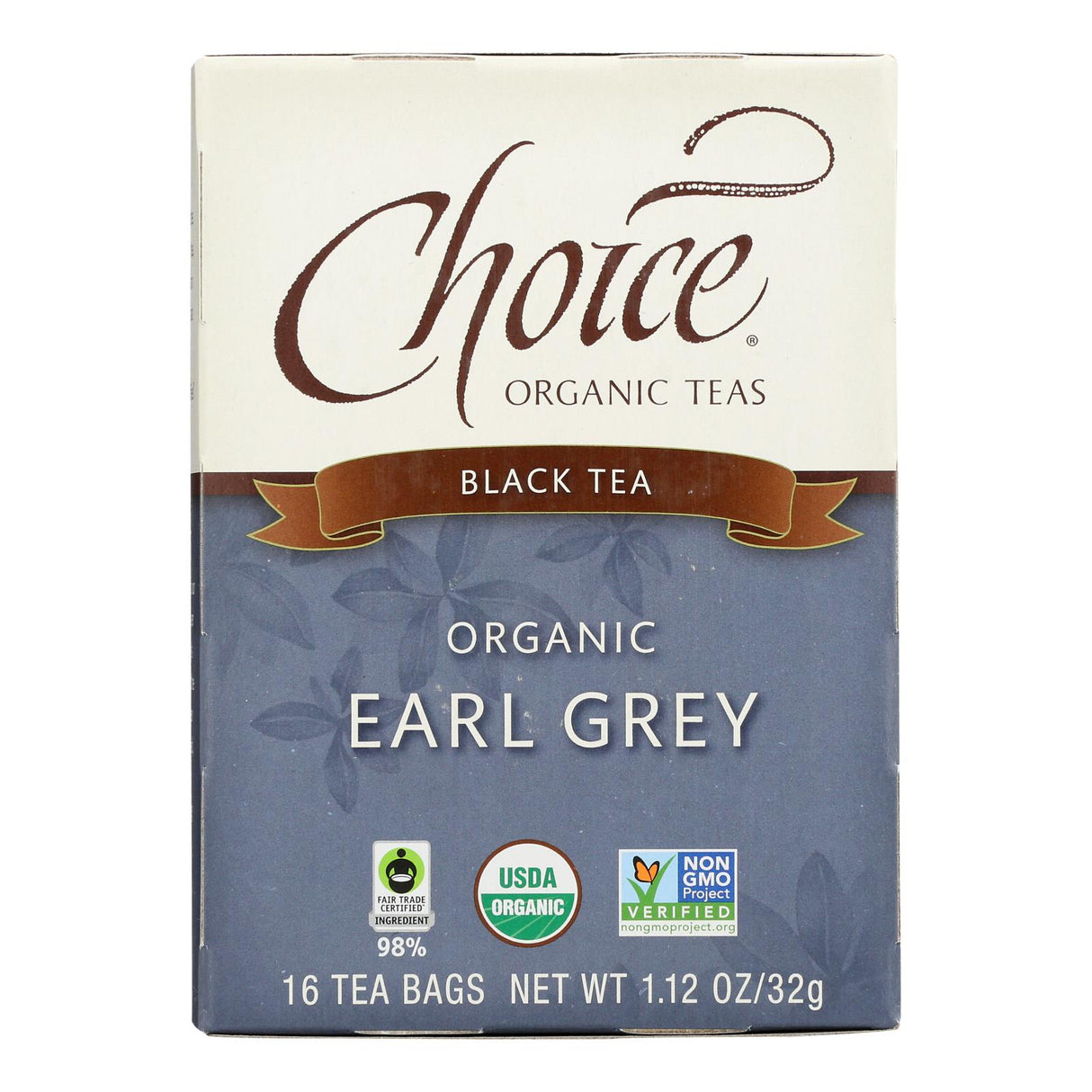 Choice Organic Teas Earl Grey (Pack of 96 Tea Bags) - Cozy Farm
