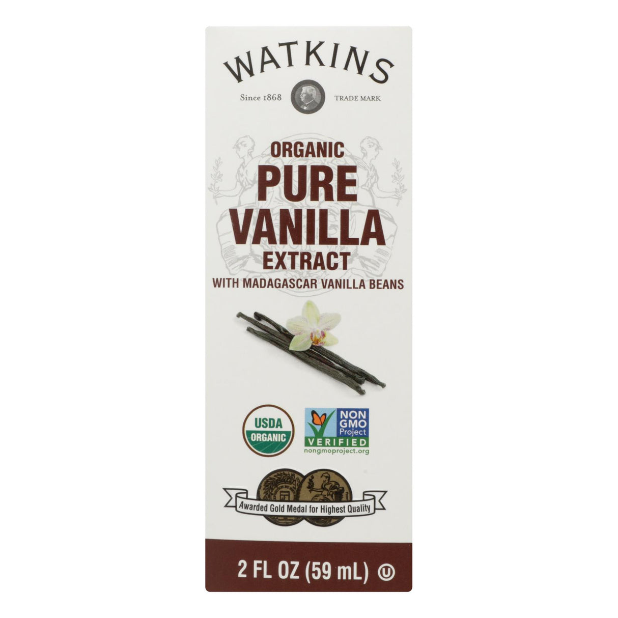 Watkins Pure Vanilla Extract (Pack of 2 - 2 Fl. Oz.) - Cozy Farm