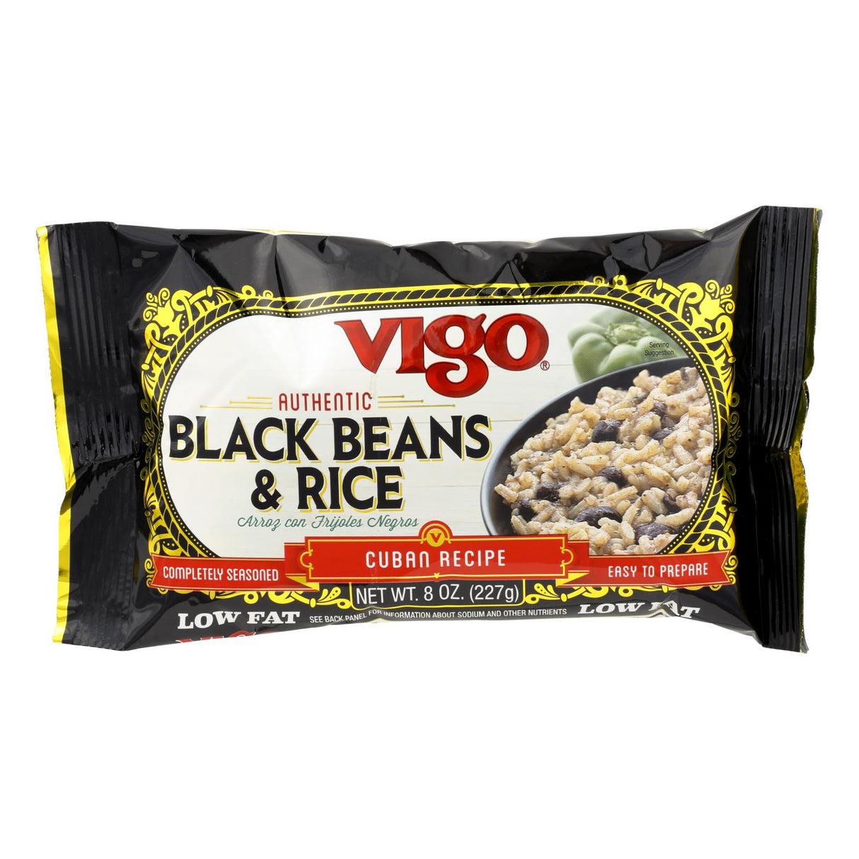 Vigo Black Bean & Rice, 12 Pack, 8 Oz. Per Cup - Cozy Farm