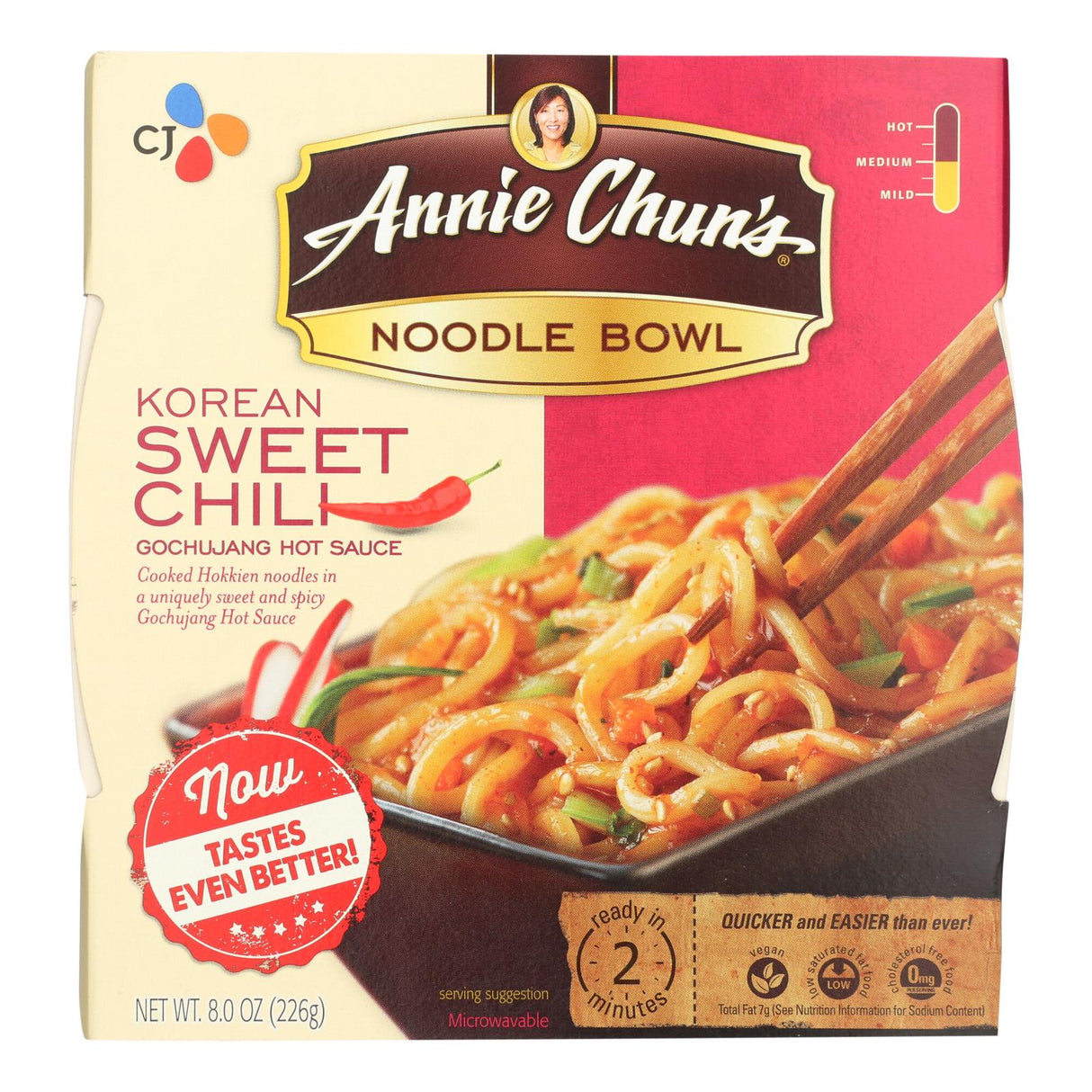 Annie Chun's Korean Sweet Chili Noodle Bowl, 7.9 Oz., Case of 6 - Cozy Farm