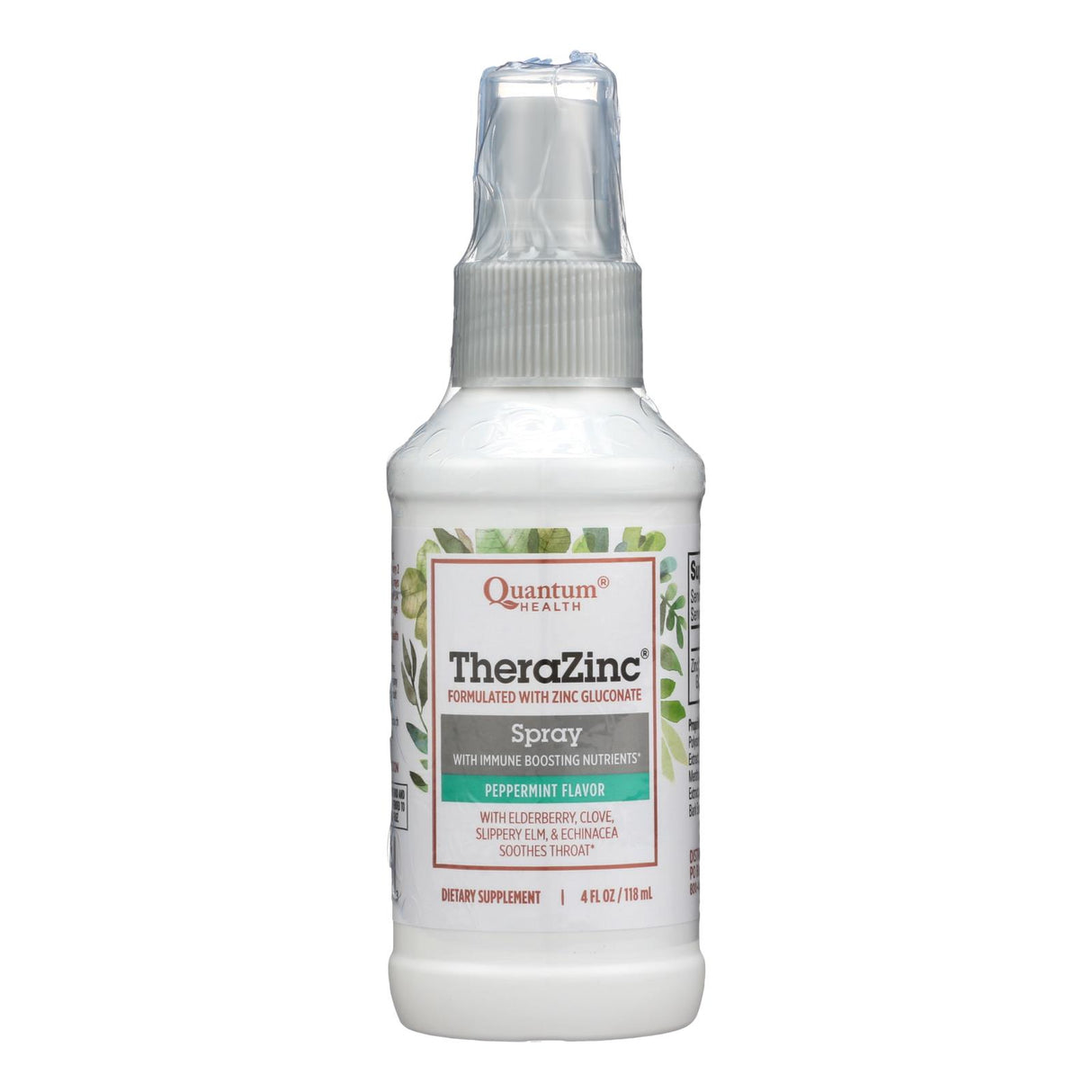 Quantum Therazinc Spray with Peppermint and Clove - 4 Fl Oz - Cozy Farm